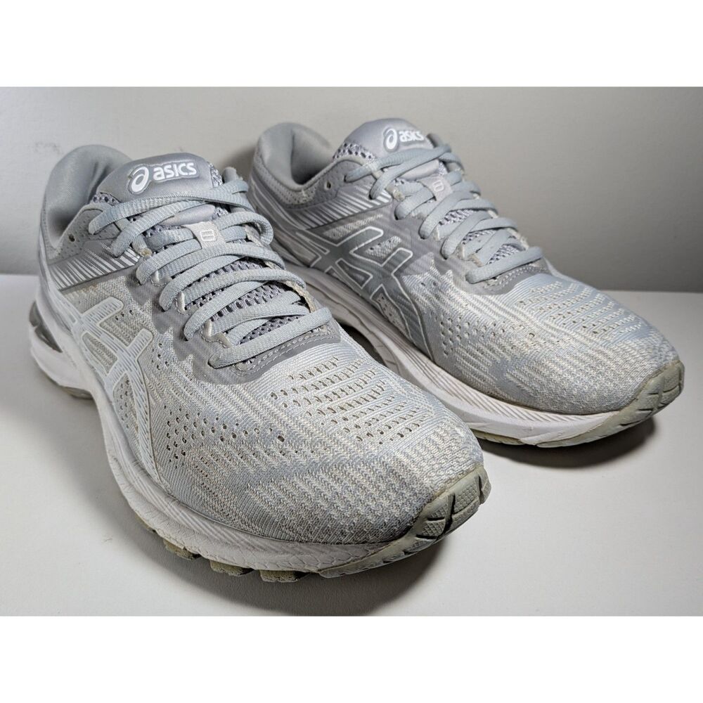 ASICS GT-2000 Womens Size 9.5 Gray White Running Shoes Sneakers | Ref. 1012A591